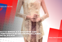 Kebaya Brokat Modifikasi Transformasi Modern Klasik Yang Elegan