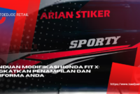 Panduan Modifikasi Honda Fit X Tingkatkan Penampilan Dan Performa Anda