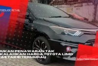 Temukan Penawaran Tak Terkalahkan Harga Toyota Limo Bekas Taksi Termurah