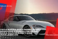 Toyota Supra 2023 Mobil Sport Legendaris Kembali Dengan Tenaga Dan Desain Yang Menakjubkan