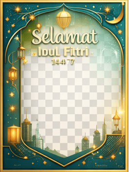 Twibbon Idul Fitri AI Design 2