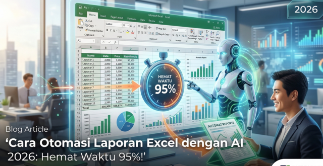 Cara Otomasi Laporan Excel dengan AI 2026: Hemat Waktu 95%