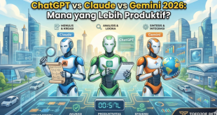 ChatGPT vs Claude vs Gemini 2026: Mana yang Lebih Produktif?